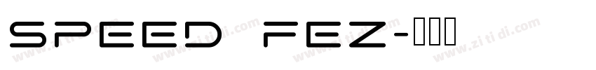 SPEED FEZ字体转换